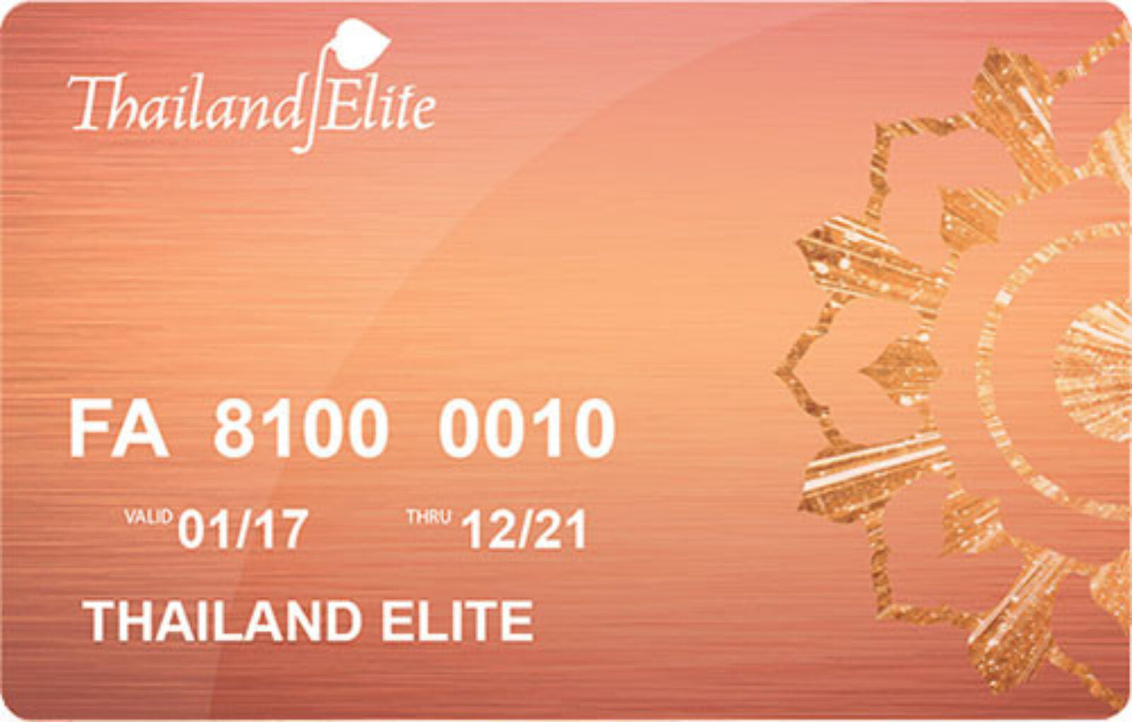 Thailand Elite Card: The Next Level Privilege