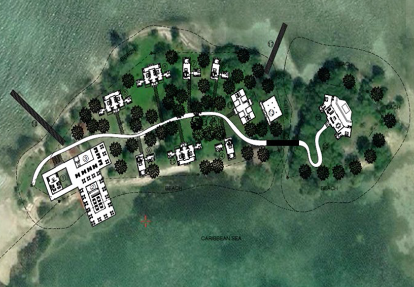 PLAN FOR SAPODILLA PRIVATATE ISLAND